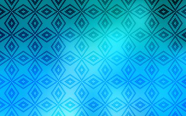 Mavi vektör arka plan ile dikdörtgen ışık. Dikdörtgenler renkli gradyan ile arka plan üzerinde. İşletme reklam, kitapçıklar, broşürler için desen