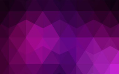 Koyu kırmızı vektör soyut mozaik arka plan. Üçgenler ile modern soyut resim. İş tasarımınız için yeni stil.