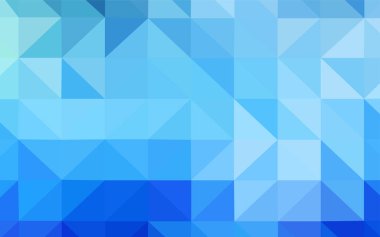 Hafif mavi vektör soyut poligonal model. Üçgenler ile renkli resimde parlayan. Desen için bir marka kitabın zemin.