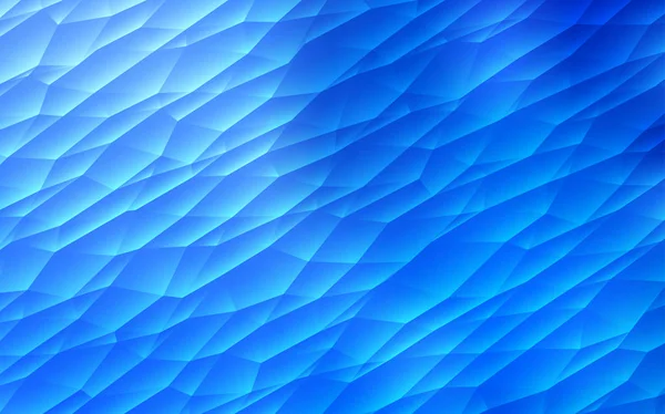 Modèle Vectoriel Bleu Clair Dans Style Polygonal Illustration Abstraite Gradient — Image vectorielle