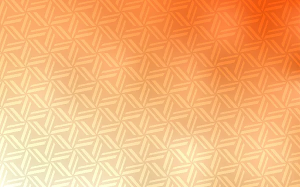 Licht Oranje Vector Textuur Met Driehoekige Stijl Glitter Abstracte Illustratie — Stockvector