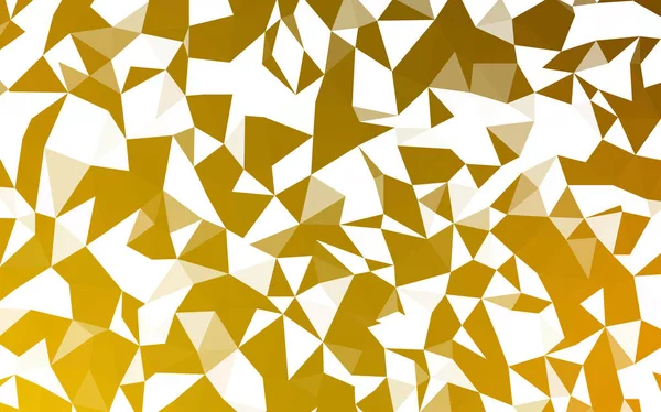 Темно Желтый Вектор Многоугольная Абстрактная Иллюстрация Градиентом Текстурированный Шаблон Вашего — стоковый вектор