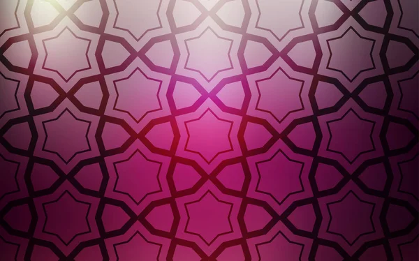 Donker Roze Vector Patroon Met Kerst Sterren Wazig Decoratieve Ontwerp — Stockvector
