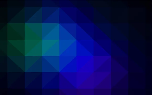 Modèle Mosaïque Triangle Vectoriel Bleu Clair Vert Échantillon Aux Formes — Image vectorielle