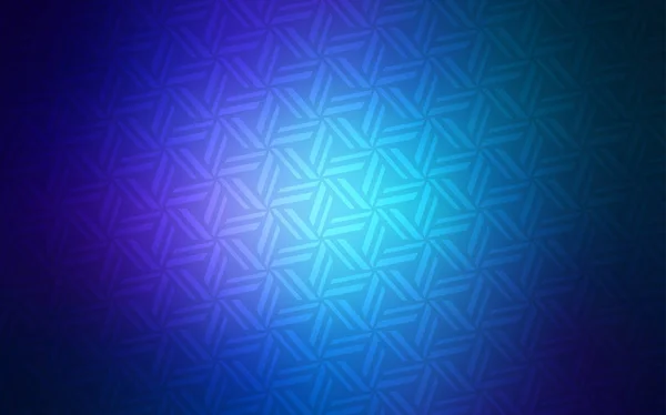 Темно Синий Вектор Линиями Треугольниками Иллюстрация Набором Красочных Треугольников Современный — стоковый вектор