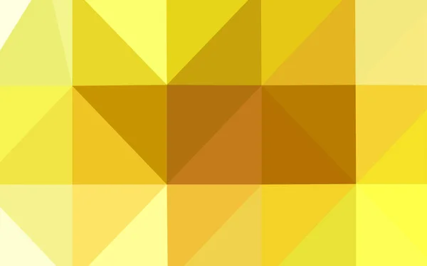 Fond Mosaïque Abstrait Vecteur Orange Clair Échantillon Aux Formes Polygonales — Image vectorielle