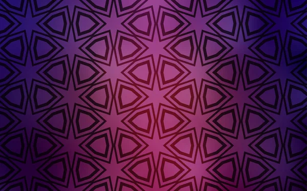 Fondo Vectorial Púrpura Oscuro Con Estrellas Colores Diseño Decorativo Borroso — Archivo Imágenes Vectoriales
