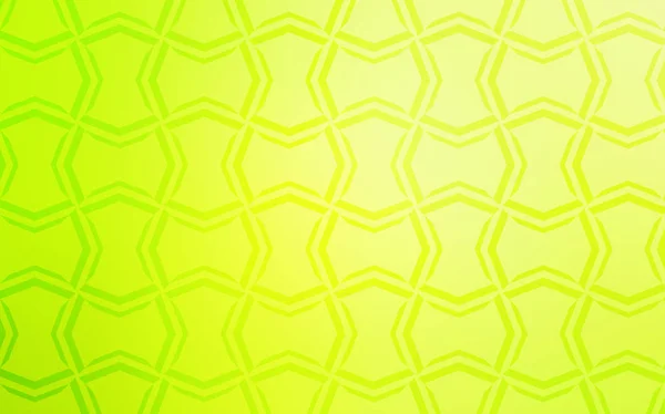 Hellgrünes Gelbes Vektorlayout Mit Flachen Linien Verschwommenes Dekoratives Design Einfachen — Stockvektor