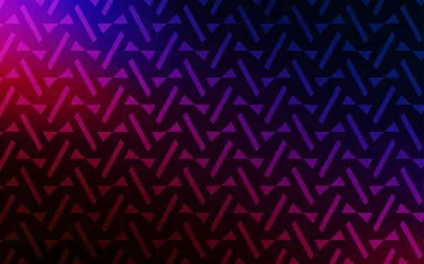 Modèle Vectoriel Bleu Foncé Rouge Avec Lignes Triangles Illustration Avec — Image vectorielle