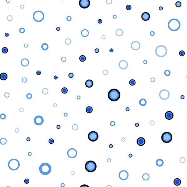 Světle Modrý Vektor Bezešvé Pozadí Bublinkami Abstraktní Obrázek Barevné Bubliny — Stockový vektor