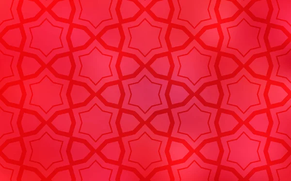 Textura Vetorial Vermelha Clara Com Belas Estrelas Ilustração Decorativa Com — Vetor de Stock