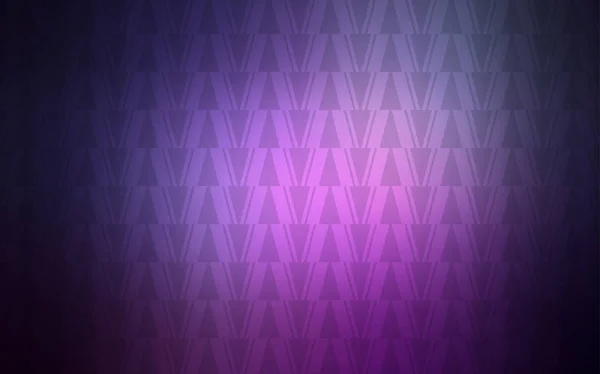 Dark Purple Cubierta Vectorial Rosa Con Estilo Poligonal Ilustración Abstracta — Vector de stock