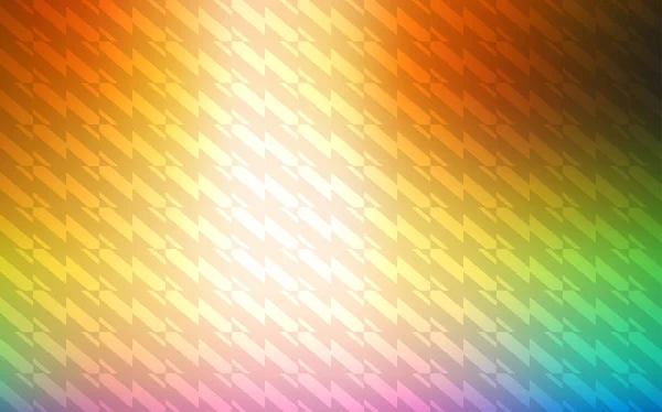 Sfondo Vettoriale Multicolore Chiaro Con Linee Rette Illustrazione Astratta Glitter — Vettoriale Stock