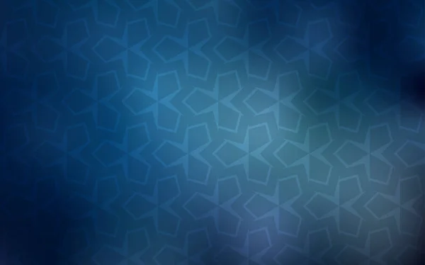 Luminoso Sfondo Vettoriale Blu Con Rombo Illustrazione Astratta Del Gradiente — Vettoriale Stock