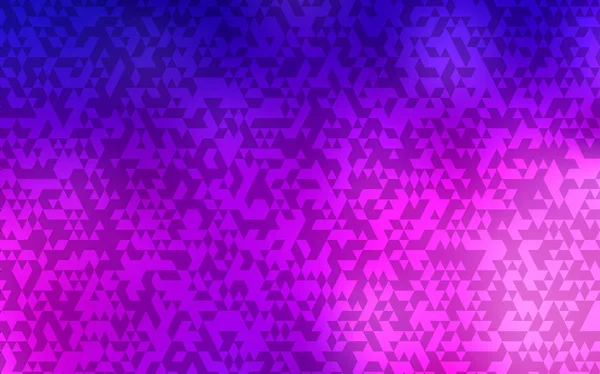 Темно Фіолетовий Векторний Візерунок Полігональному Стилі Абстрактна Градієнтна Ілюстрація Трикутниками — стоковий вектор