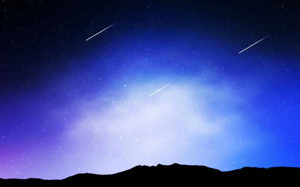 Светло Розовое Голубое Векторное Покрытие Астронавтическими Звездами Космические Звезды Размытом — стоковый вектор