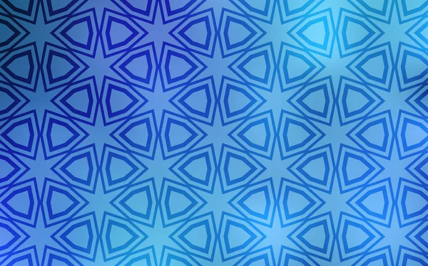 Светло Синий Векторный Фон Цветными Звездами Размытый Декоративный Дизайн Простом — стоковый вектор