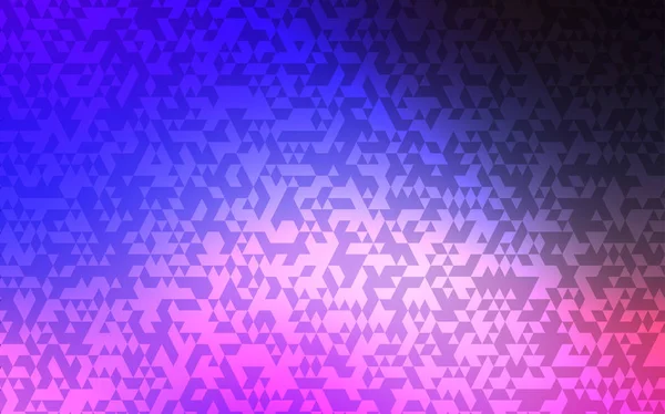 Темно Рожева Синя Векторна Обкладинка Полігональному Стилі Декоративний Дизайн Абстрактному — стоковий вектор