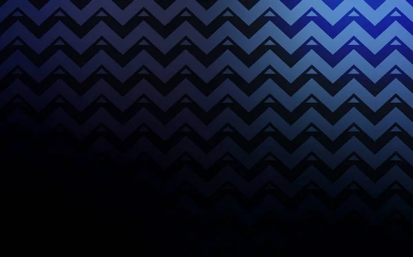 多角形のスタイルを持つ暗い青いベクトル パターン カラフルな三角形 行のセットのイラストです あなたの広告のためのスマート デザイン — ストックベクタ