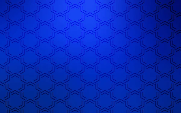 Dark Blue Vector Pattern Sharp Lines Blurred Decorative Design Simple — Stock Vector