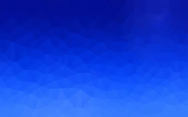 光の青いベクトル多角形テンプレート グラデーションを用いた折り紙スタイルの幾何学的な図は ブランド本の背景のパターン — ストックベクタ