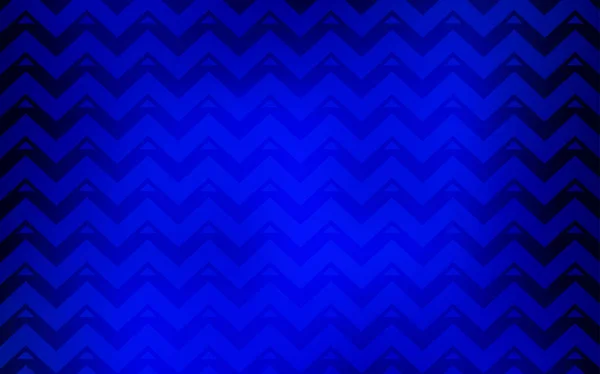 Sötét Kék Vektor Háttér Háromszögek Vonalak Gyönyörű Illusztráció Háromszögek Jellegű — Stock Vector