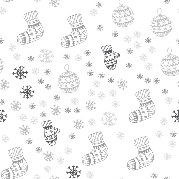 Plantilla Transparente Vectorial Gris Claro Con Copos Nieve Hielo Bolas — Vector de stock