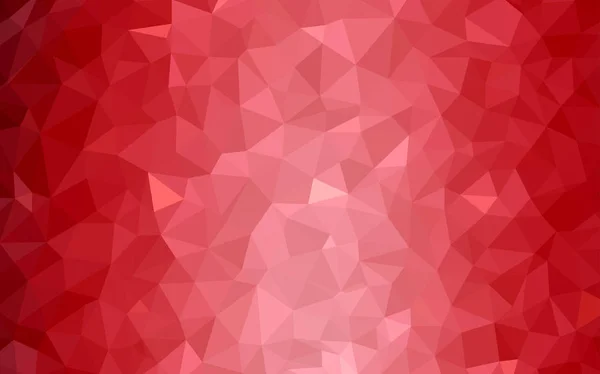 光赤ベクトル三角形モザイク テンプレート 三角形のハーフトーン スタイルで創造的な図は Web サイトの多角形デザイン — ストックベクタ