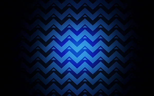 暗い青いベクトル多角形のスタイルでカバー カラフルな三角形 行のセットのイラストです あなたの広告のためのスマート デザイン — ストックベクタ