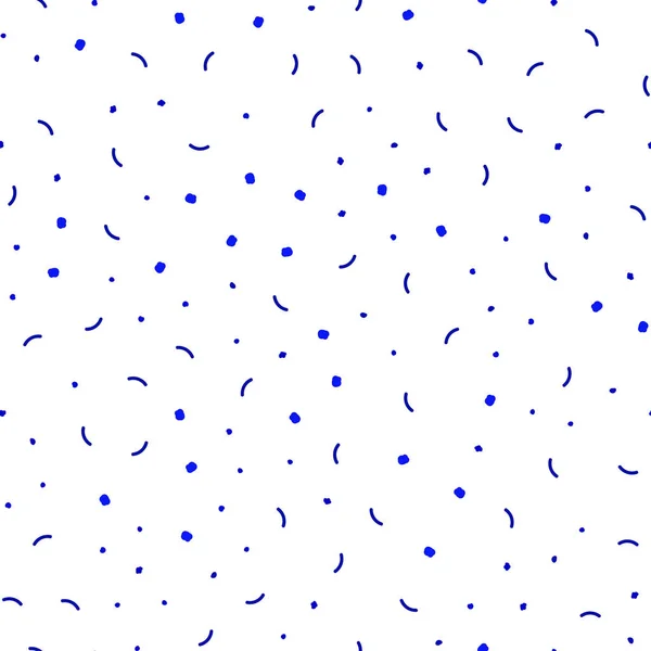 Светло Синий Векторный Безseamless Узор Сферами Треугольниками Иллюстрация Набором Красочных — стоковый вектор