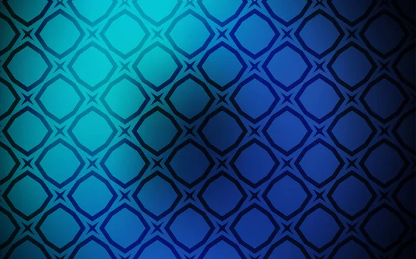 Bleu Foncé Couverture Vectorielle Verte Avec Petites Grandes Étoiles Étoiles — Image vectorielle