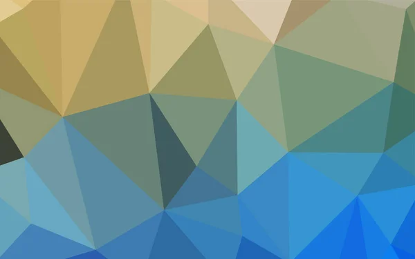 Light Blue Green Vector Gradient Triangles Texture Creative Illustration Halftone — Stock Vector