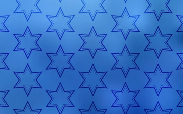 Fondo Vectorial Azul Claro Con Estrellas Colores Ilustración Abstracta Geométrica — Archivo Imágenes Vectoriales