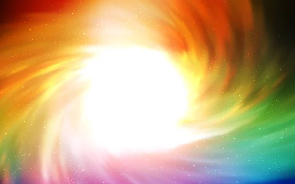 Light Multicolor Vektorlayout Med Kosmiska Stjärnor Glänsande Illustration Med Himmelsstjärnor — Stock vektor