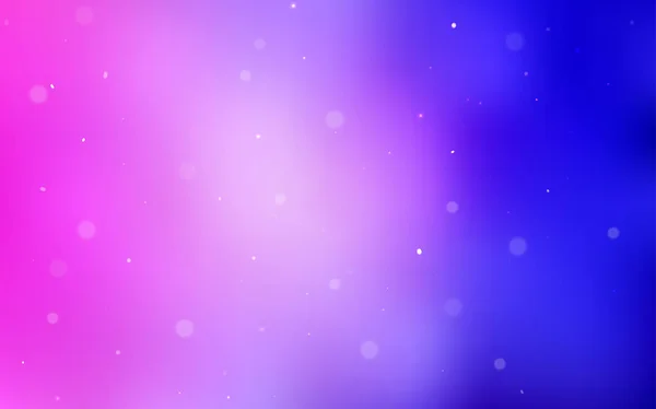 Licht Roze Blauw Vector Achtergrond Met Stippen Illustratie Met Set — Stockvector