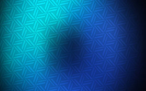 Blu Scuro Sfondo Vettoriale Verde Con Triangoli Illustrazione Astratta Moderna — Vettoriale Stock
