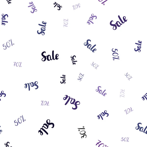 Couverture Sans Couture Violet Foncé Vecteur Rose Avec Des Symboles — Image vectorielle