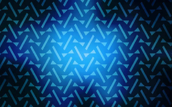 Světelný Vektorový Vzor Blue Polygonálním Stylem Abstraktní Gradient Ilustrace Trojúhelníky — Stockový vektor