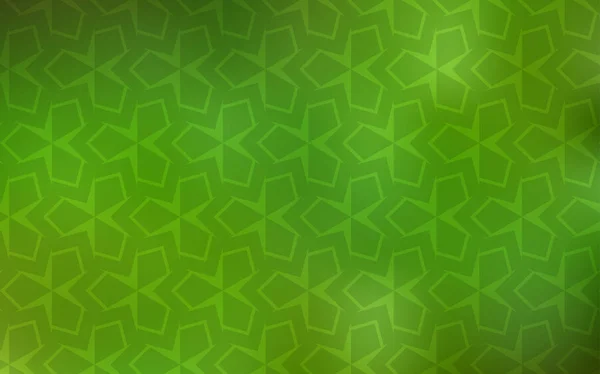 Fondo Vectorial Verde Claro Con Rectángulos Rectángulos Sobre Fondo Abstracto — Vector de stock