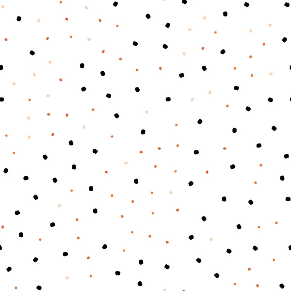 Světle Červená Žlutá Vektor Bezproblémové Šablony Kruhy Glitter Abstraktní Ilustrace — Stockový vektor