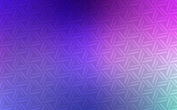 Licht Roze Blauw Vector Sjabloon Met Kristallen Driehoeken Mooie Illustratie — Stockvector