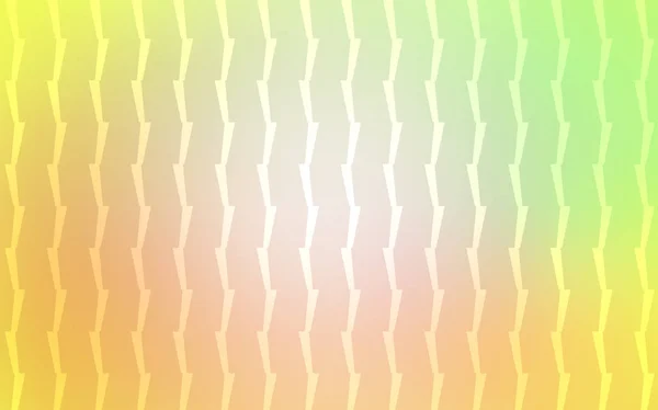 Світло Зелена Жовта Векторна Обкладинка Прямими Смугами Блискуча Абстрактна Ілюстрація — стоковий вектор