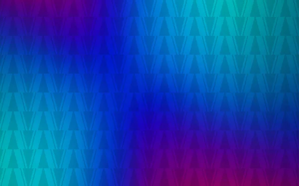 Bleu Clair Fond Vectoriel Rouge Avec Triangles Lignes Belle Illustration — Image vectorielle