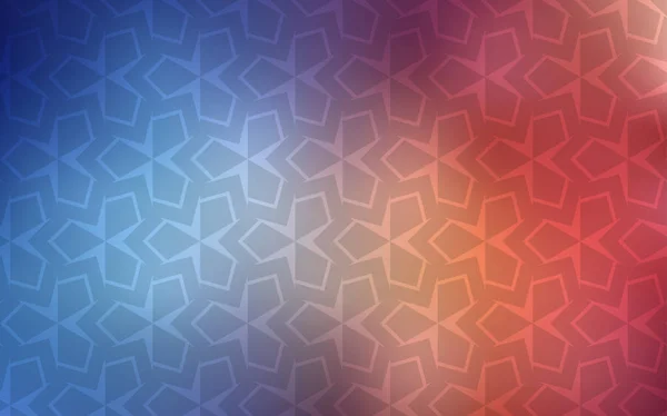 Bleu Clair Fond Vectoriel Rouge Avec Rectangles Rectangules Sur Fond — Image vectorielle
