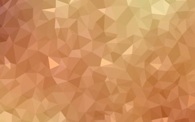 Işık turuncu vektör düşük poli doku. Tamamen yeni bir renk illüstrasyon poligonal bir tarzda. Marka kitap için yeni şablon.