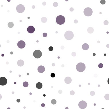 Hafif mor vektör daire şekilleri ile sorunsuz düzeni. İllüstrasyon renkli soyut daireler parlayan ayarlanmış. Duvar kağıdı, kumaş üreticileri için modaya uygun bir tasarım.