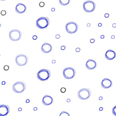 Light BLUE vector seamless cover with spots. Modern abstract illustration with colorful water drops. New design for ad, poster, banner of your website.