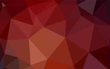 Koyu kırmızı soyut poligonal desen vektör. Glitter soyut resim zarif bir üçgen ile. Cep telefonu arka plan için şablon.