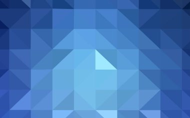 Hafif mavi vektör Çokgen arka plan. Renkli resimde gradyan ile poligonal tarzı. Marka kitap için yeni şablon.