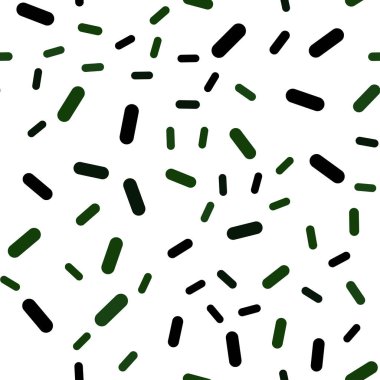 Koyu yeşil renkli çizgiler ile sorunsuz doku vektör. Modern geometrik soyut illüstrasyon hatları ile. Model ilanları, posterler, afişler.